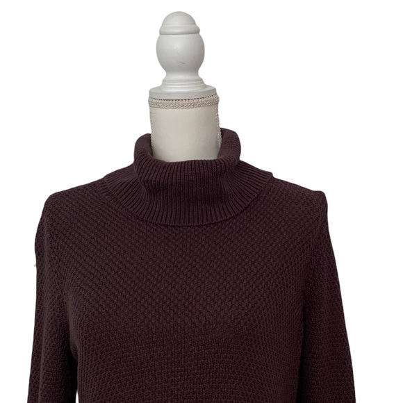 Lou & Grey Brown Long Sleeve Sweater Size Medium - Picture 3 of 9